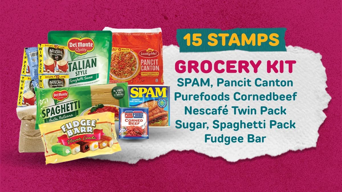 15-stamp Grocery Kit reward